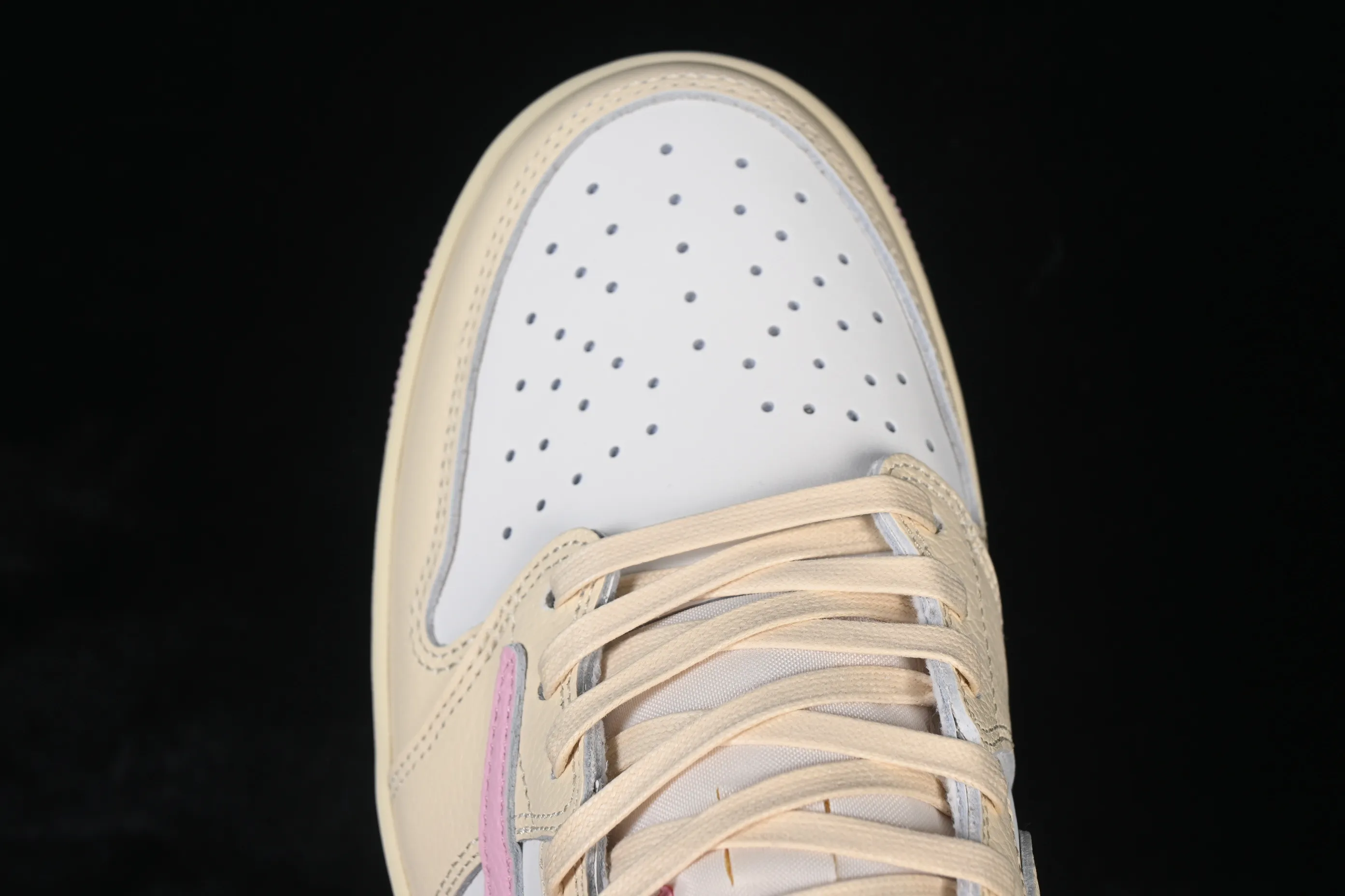 All categories Air Jordan Jordan series basketball shoes Air Jordan 1 Low pure original version Travis Scott x Air Jordan 1 Low OG AJ1 Joe 1 undercut low IQ7604-100